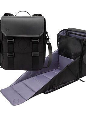 Willow Black Diaper Bag / Backpack